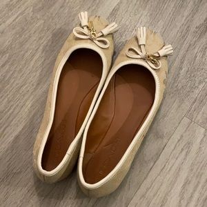 Coach flats like new worn once